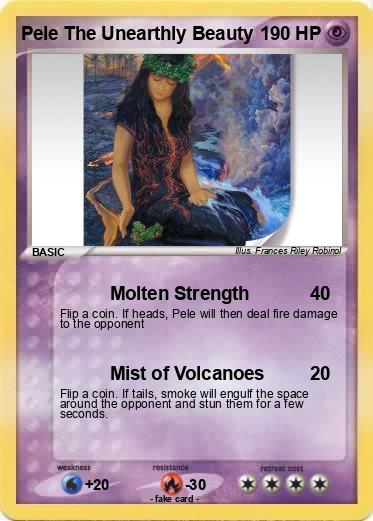 Pokemon Pele The Unearthly Beauty