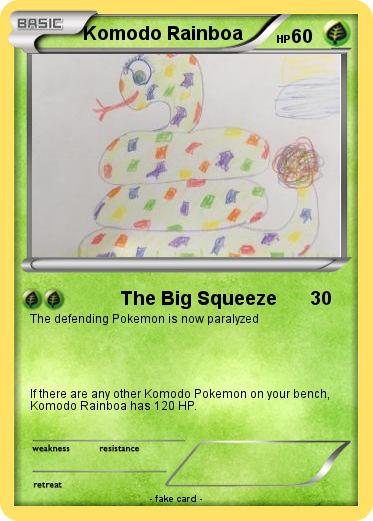Pokemon Komodo Rainboa
