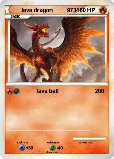 Pokemon lava dragon         9734