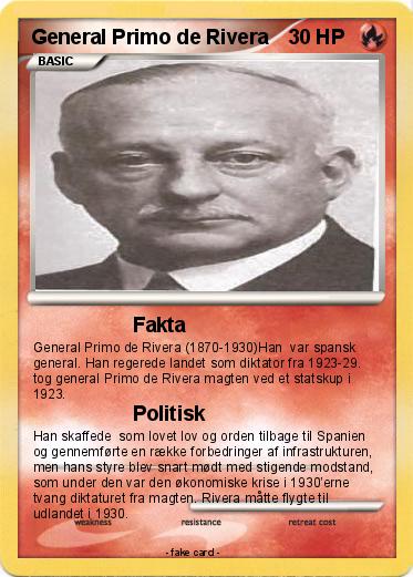 Pokemon General Primo de Rivera