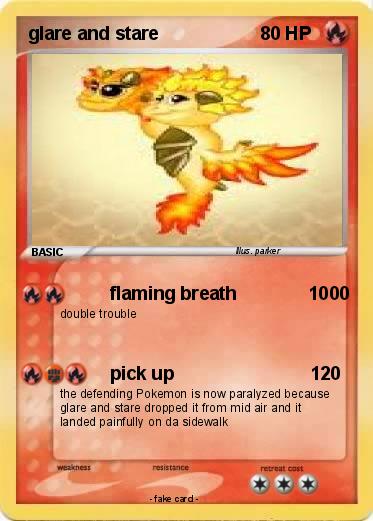 Pokemon glare and stare