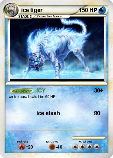 Pokemon ice tiger