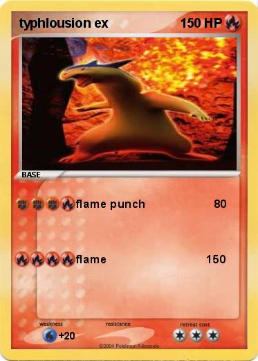 Pokemon typhlousion ex