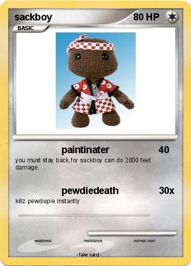 Pokemon sackboy