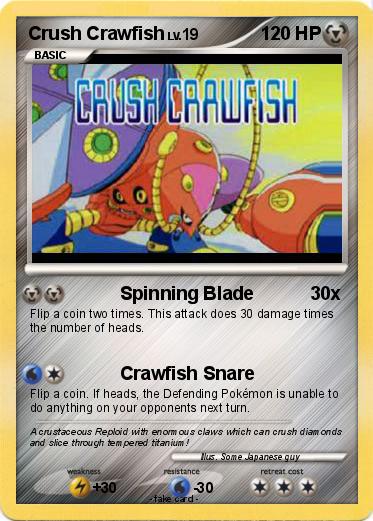 Pokemon Crush Crawfish