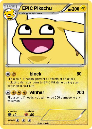 Pokemon EPIC Pikachu