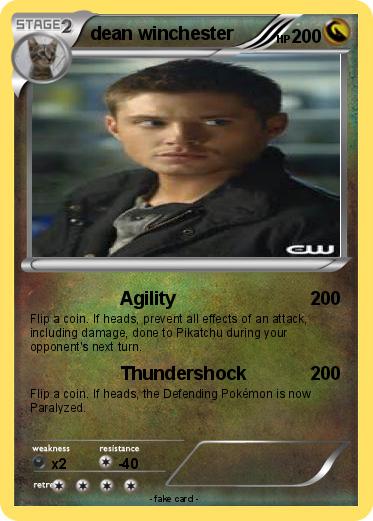 Pokemon dean winchester