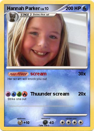 Pokemon Hannah Parker