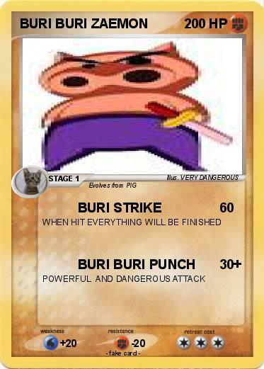 Pokemon BURI BURI ZAEMON