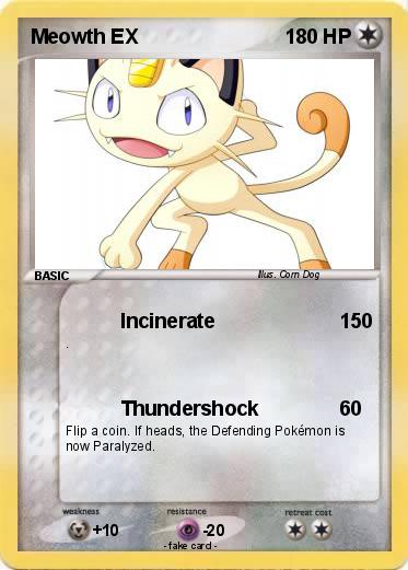 Pokemon Meowth EX