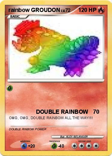 Pokemon rainbow GROUDON