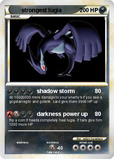 Pokemon strongest lugia