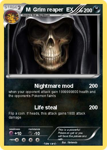 Pokemon M  Grim reaper  EX