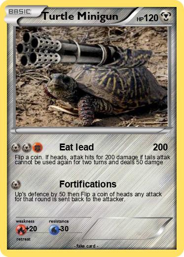 Pokemon Turtle Minigun