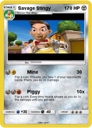 Pokemon Savage Stingy