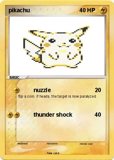 Pokemon pikachu