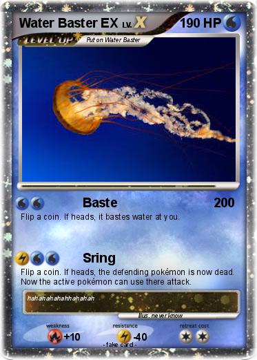 Pokemon Water Baster EX