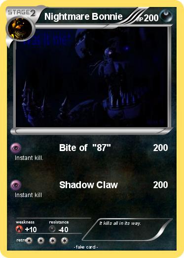 Pokemon Nightmare Bonnie