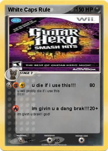 Pokemon White Caps Rule