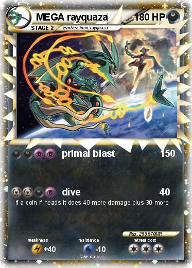 Pokemon MEGA rayquaza
