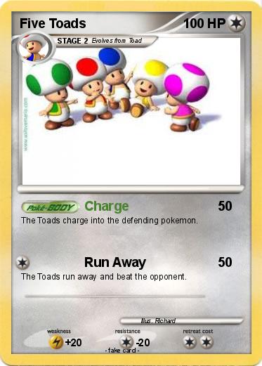 Pokemon Five Toads