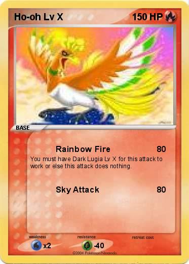 Pokemon Ho-oh Lv X