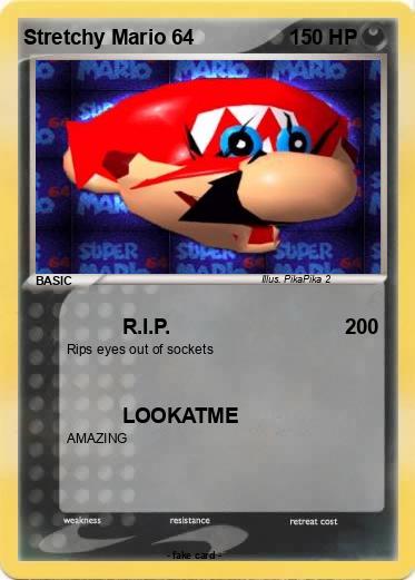 Pokemon Stretchy Mario 64