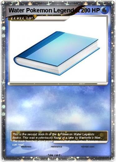 Pokemon Water Pokemon Legend