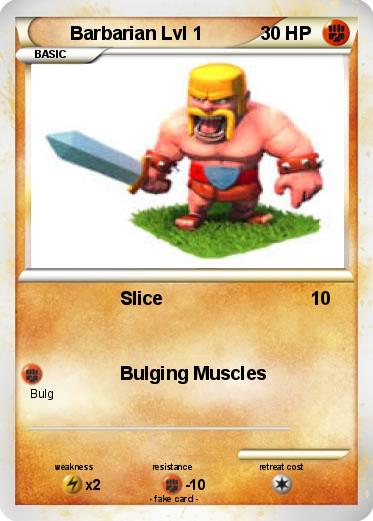 Pokemon Barbarian Lvl 1
