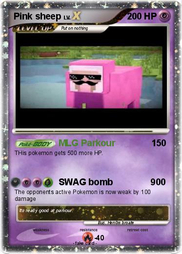 Pokemon Pink sheep