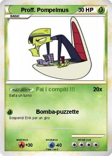 Pokemon Proff. Pompelmus