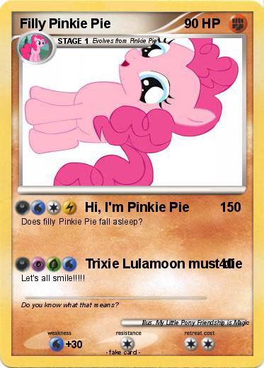 Pokemon Filly Pinkie Pie