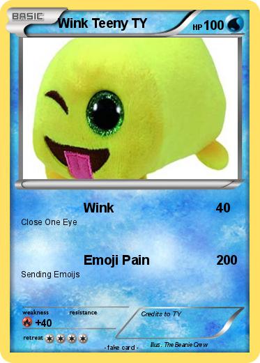 Pokemon Wink Teeny TY