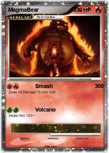 Pokemon MagmaBear                       2
