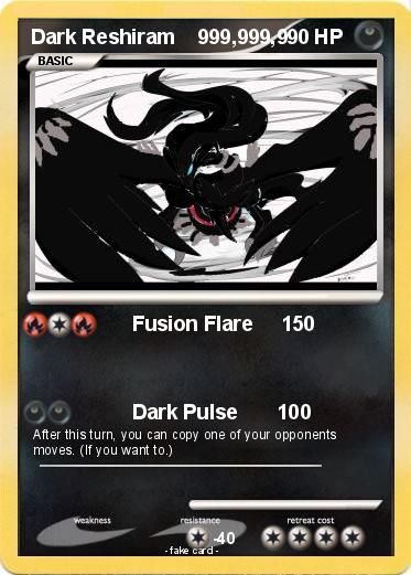 Pokemon Dark Reshiram    999,999,9