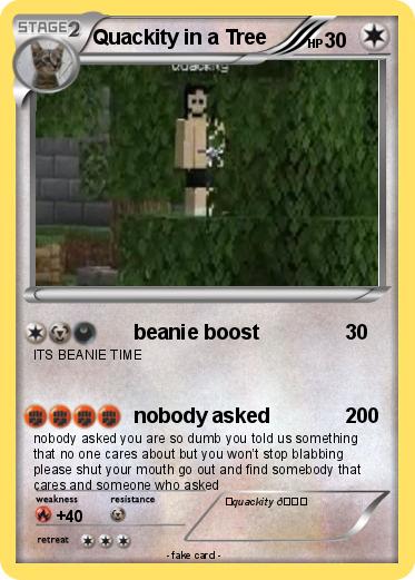 Pokemon Quackity in a Tree Pokemon Quackity in a Tree