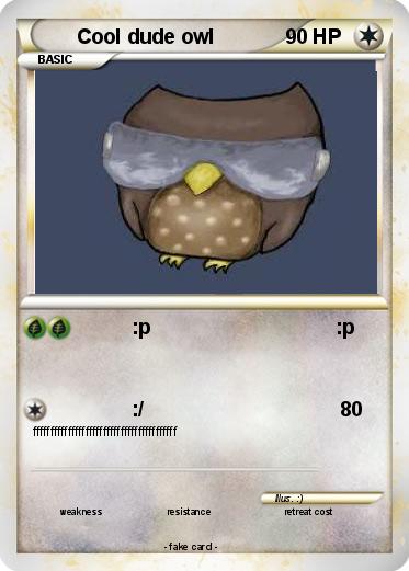Pokemon Cool dude owl