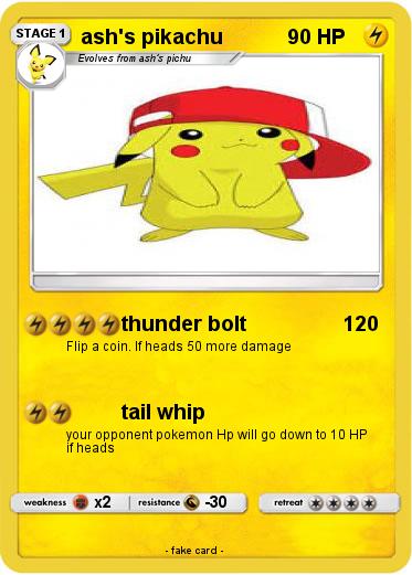 Pokemon ash's pikachu