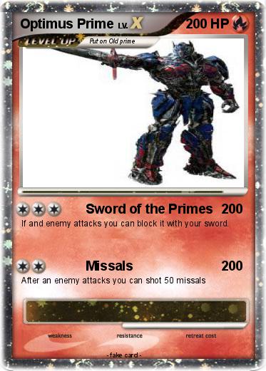 Pokemon Optimus Prime