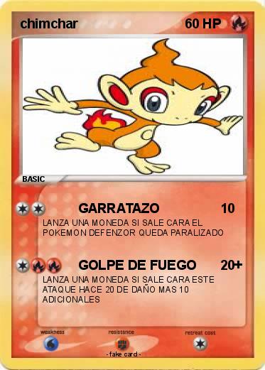 Pokemon chimchar