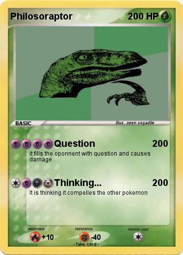 Pokemon Philosoraptor