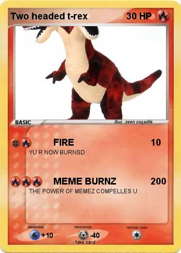 Pokemon Two headed t-rex