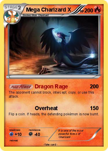 Pokemon Mega Charizard X