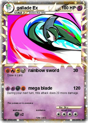 Pokemon gallade Ex