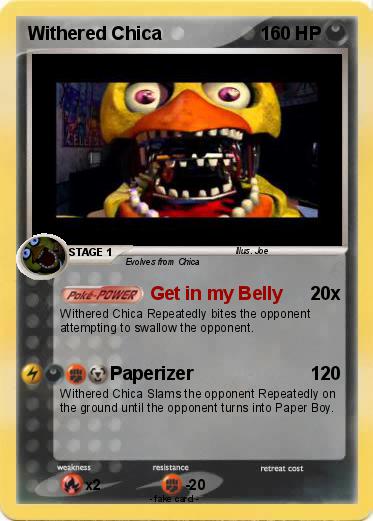 Pokemon Withered Chica