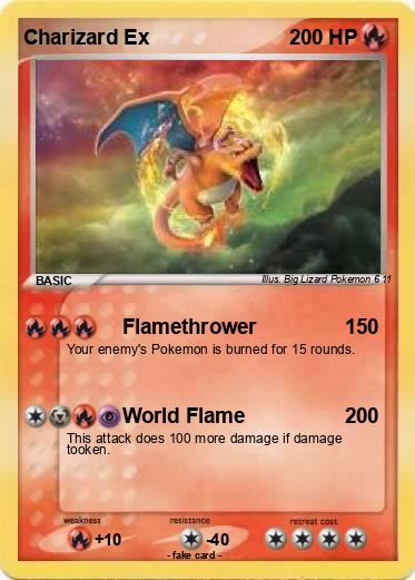 Pokemon Charizard Ex