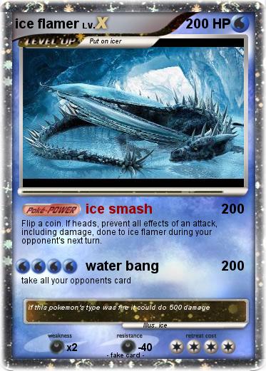 Pokemon ice flamer