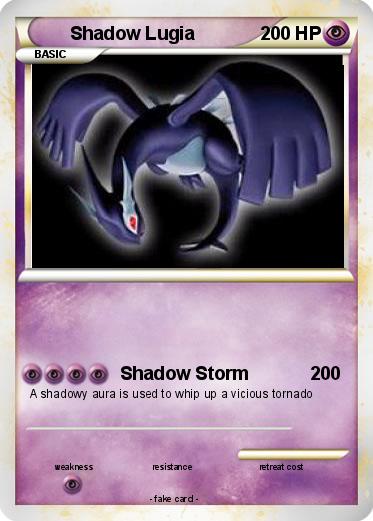 Pokemon Shadow Lugia