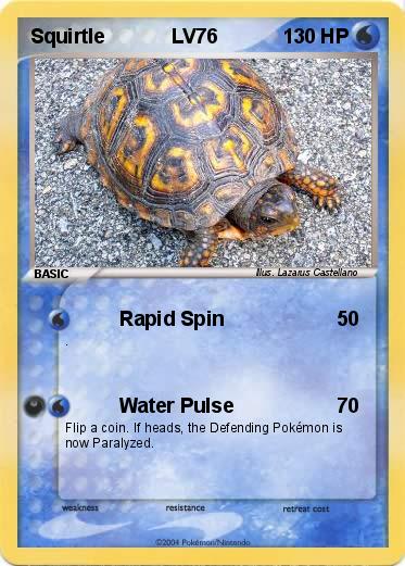 Pokemon Squirtle            LV76
