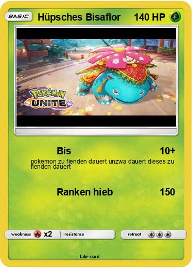 Pokemon Hüpsches Bisaflor